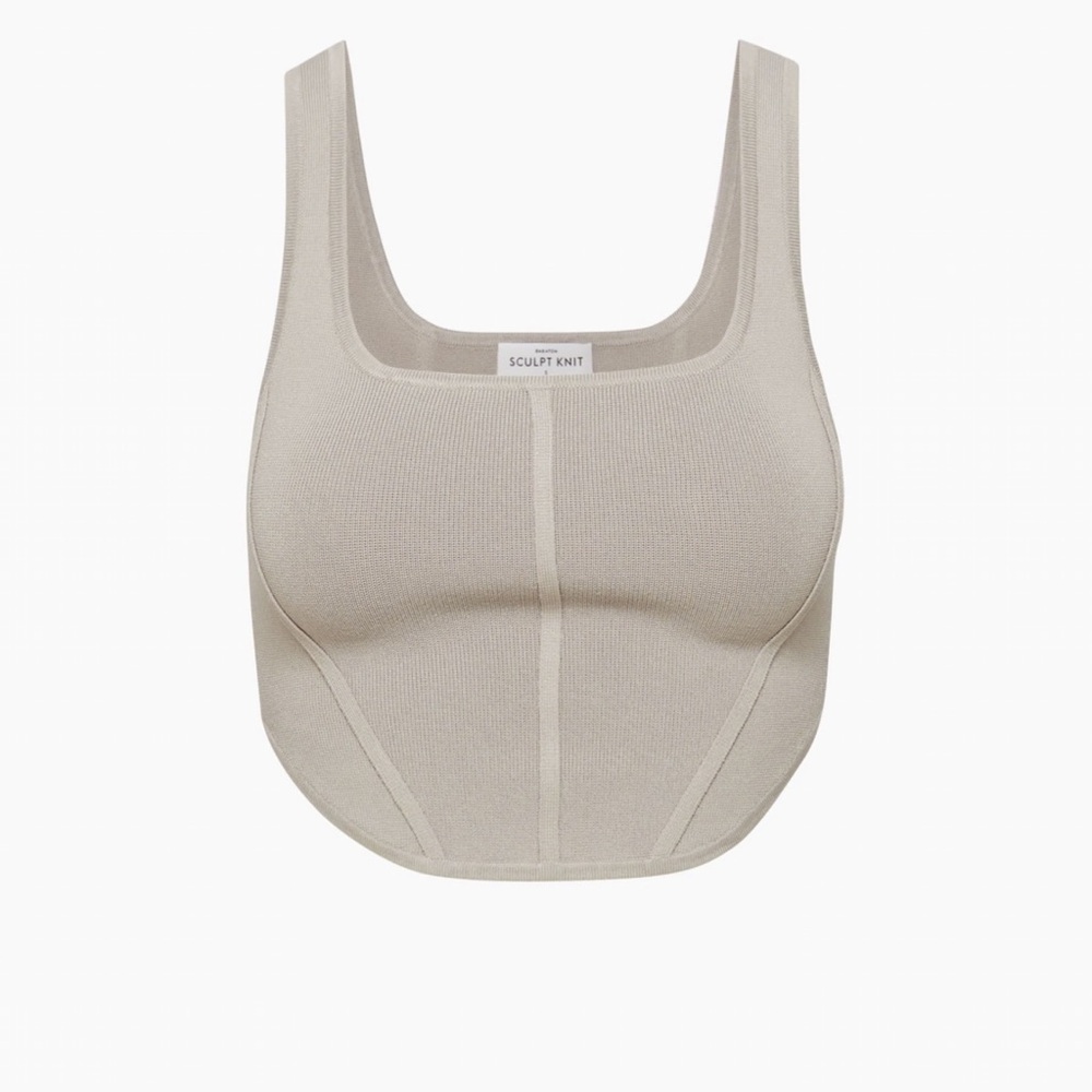 Aritzia Babaton Sculpt Knit Bustier Tank in Size Medium